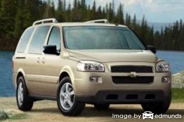 Insurance rates Chevy Uplander in Anchorage