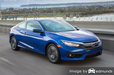 Insurance rates Honda Civic in Anchorage