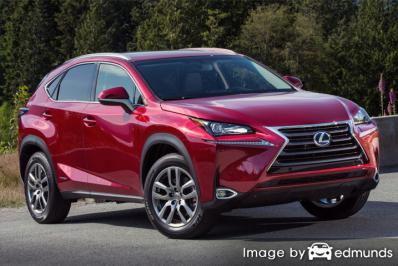 Insurance rates Lexus NX 300h in Anchorage