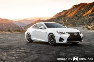 Insurance rates Lexus RC F in Anchorage