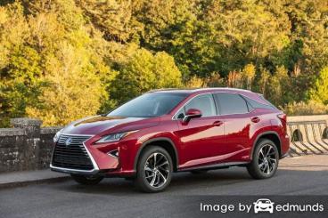 Insurance rates Lexus RX 450h in Anchorage