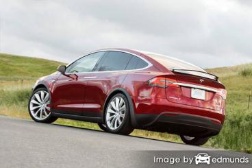 Insurance quote for Tesla Model X in Anchorage