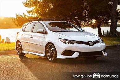 Insurance rates Toyota Corolla iM in Anchorage